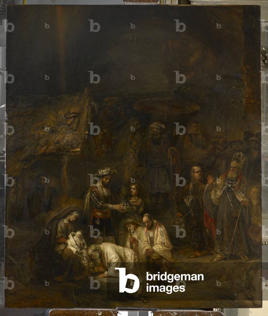 Adoration of the Magi, c.1660-69 (oil on panel)
