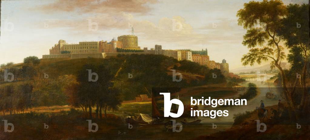 A View of Windsor Castle, c.1730 (oil on canvas)