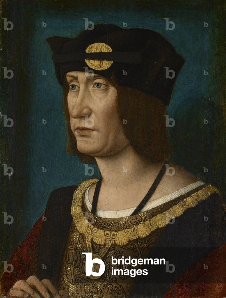 Louis XII, King of France, c.1490 (oil on panel)