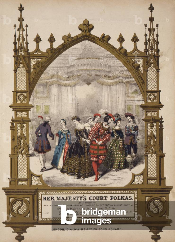 Her Majesty's Court Polkas by Ricardo Linter, c.1850 (colour lithograph)