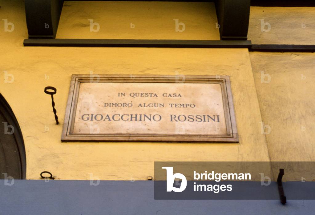 ROSSINI - plaque in