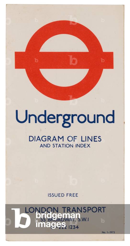 London Underground Pocket Map, 1973