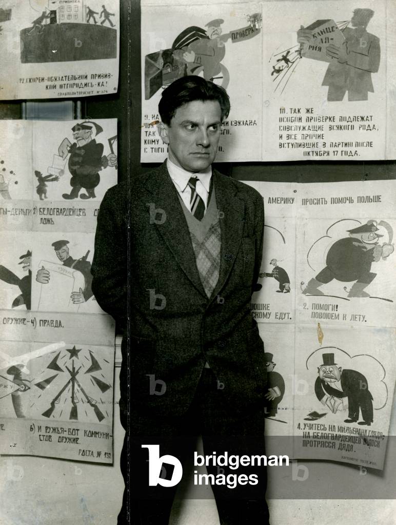 Photograph of the Poet Vladimir Mayakovsky at his '20 Years of Work' Exhibition, 1930 (photo)