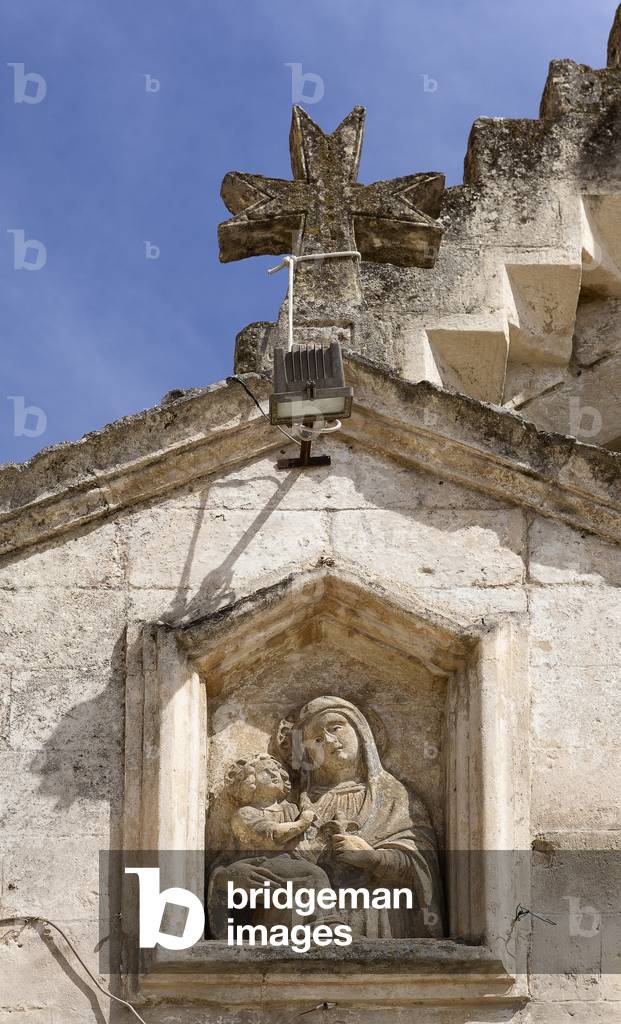 Detail from the Church of Materdomini, Matera, Italy (photo)