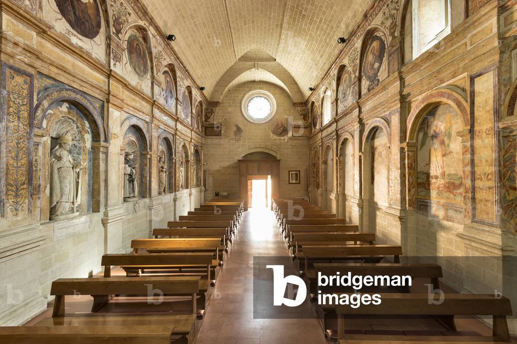 Interior of the Church of Santa Maria della Palomba, Matera, Italy (photo)