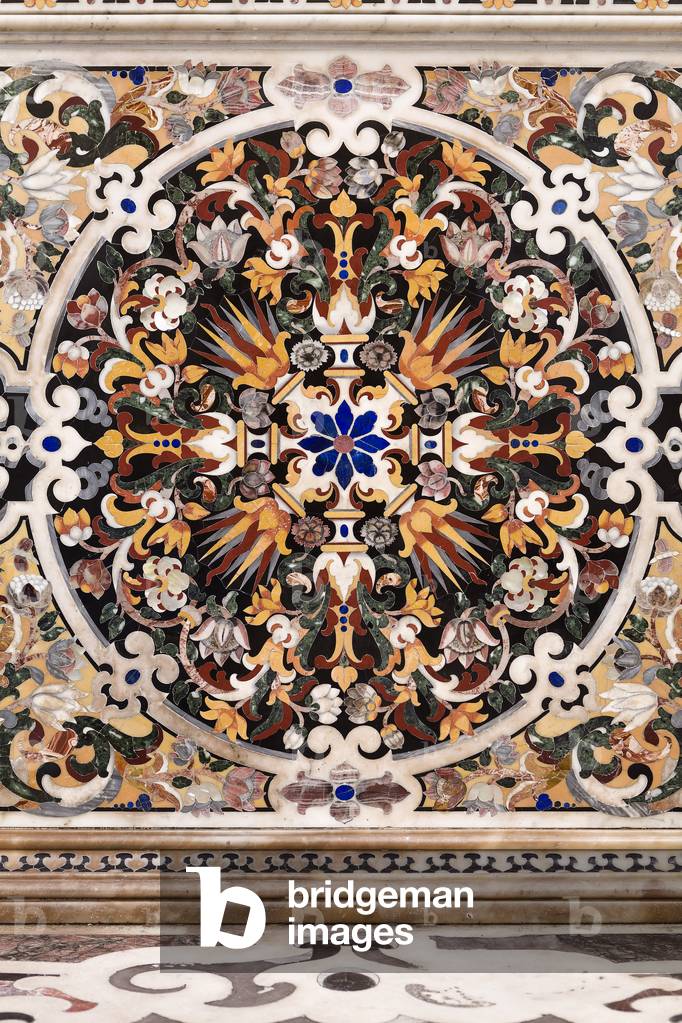 Cathedral of San Cataldo, Chapel of San Cataldo, altar of the Saint, Paliotto, detail, Taranto, Puglia (photo)