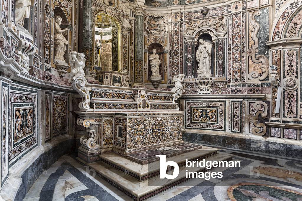 Cathedral of San Cataldo, Chapel of San Cataldo, altar of the Saint, Taranto, Apulia (photo)