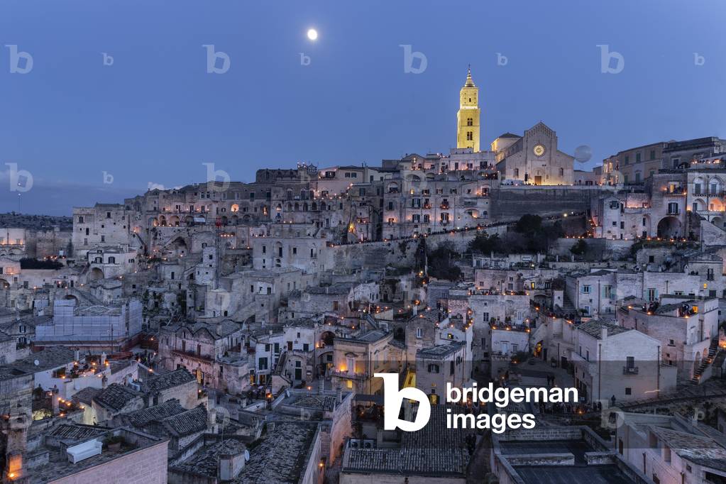 View of Matera, Basilicata, Italy