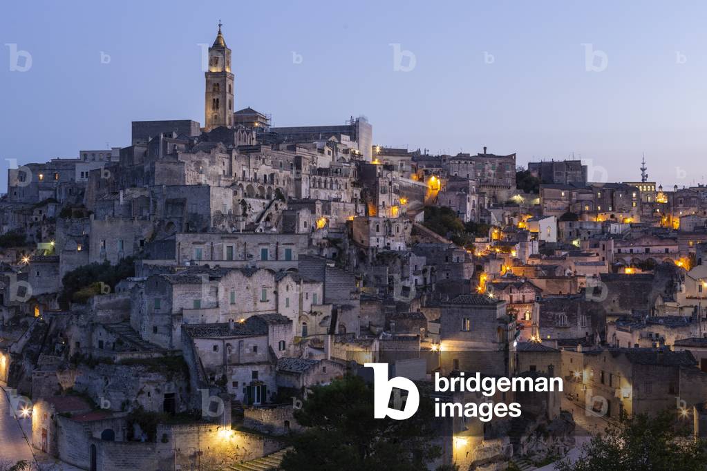 View of Matera, Italy (photo)