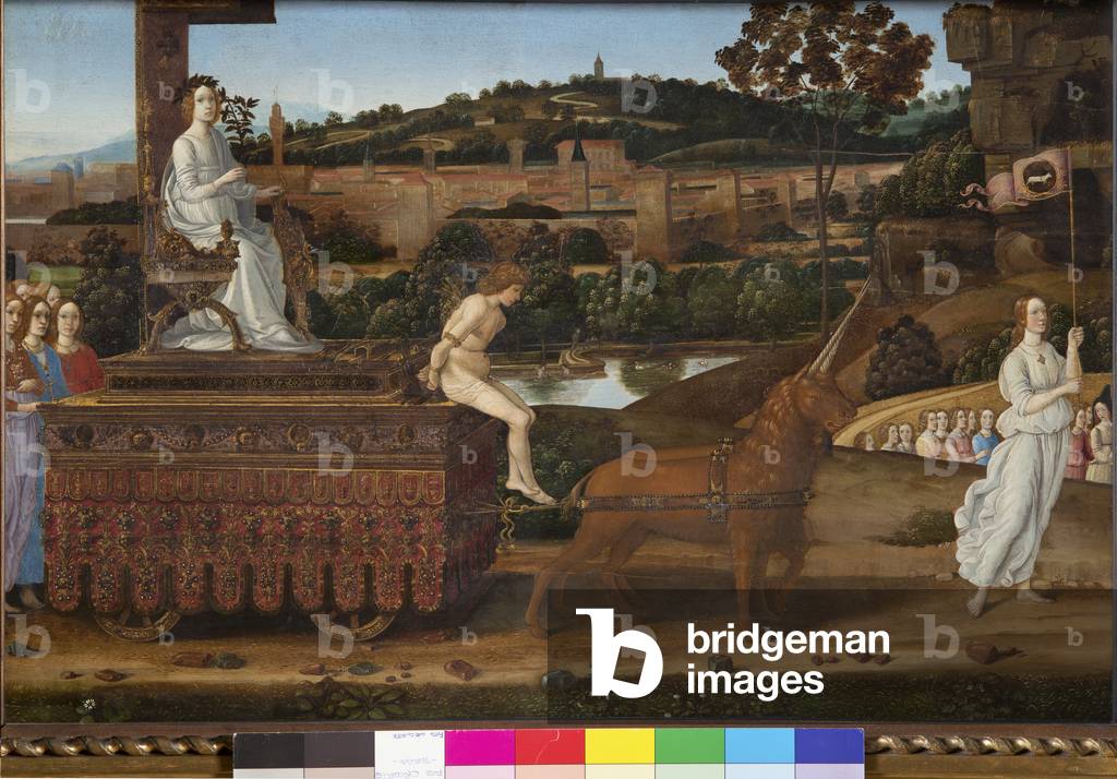 Triumph of Chastity, c.1485 (tempera on panel)