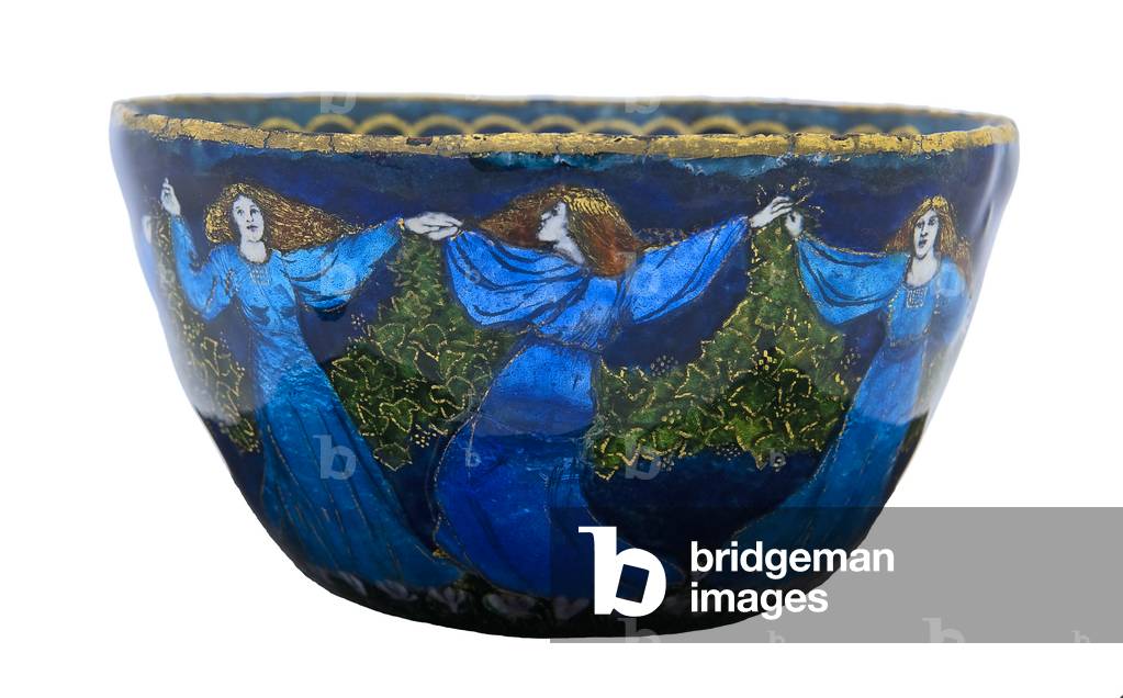 Fairies (?), 1904 (enamelled ceramic)