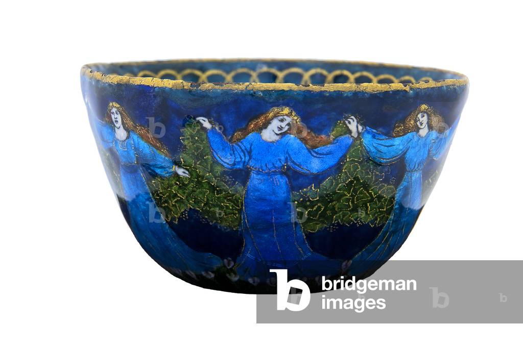 Fairies (?), 1904 (enamelled ceramic)