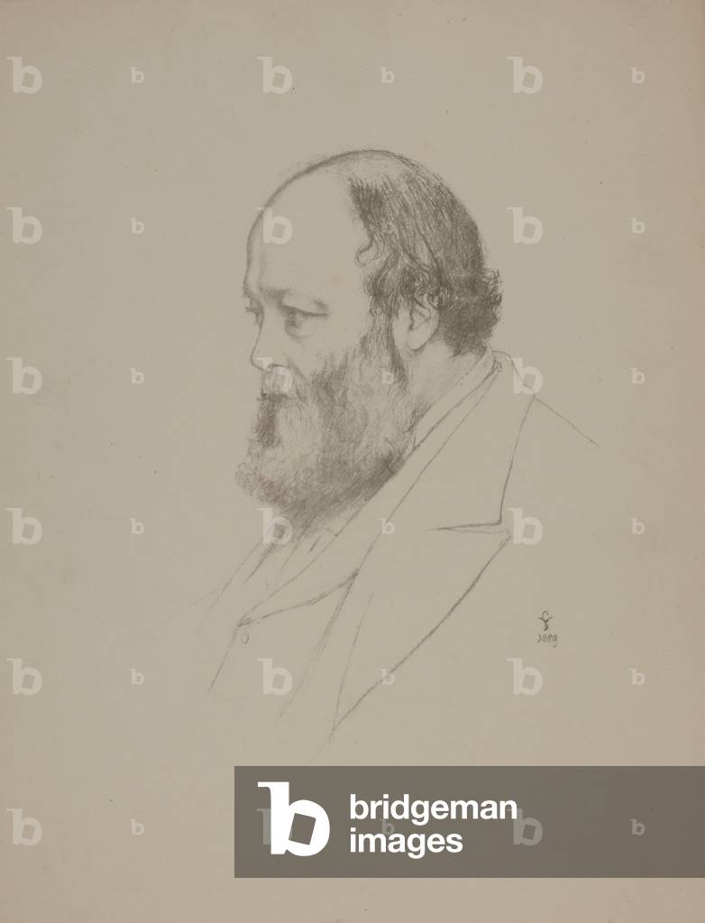 Marquess of Salisbury KG, 1889 (pencil on paper)
