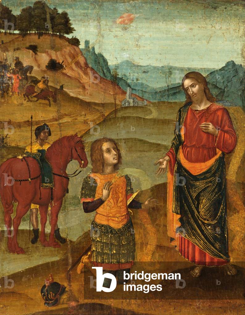 cristo apparendo a san Paolo (tempera su pannello)