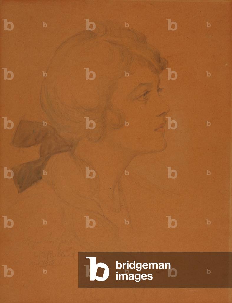 Megan Lloyd-George, 1918 (pencil & wash on paper)