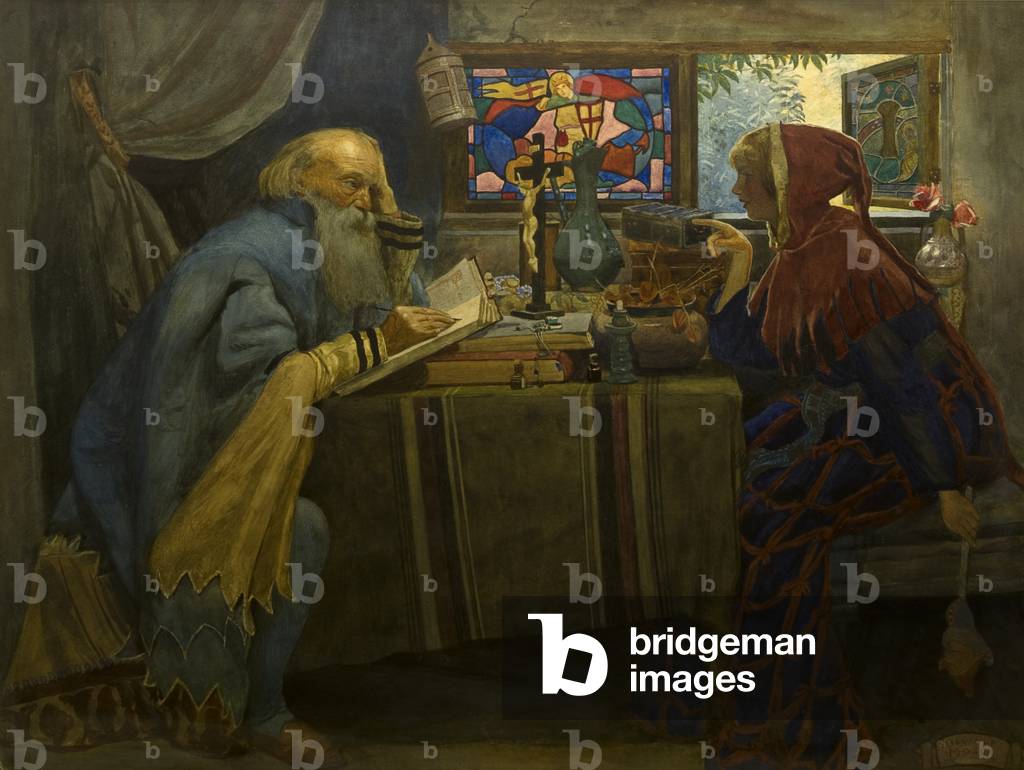 Folly and Learning Often Dwell Together (w/c on paper)