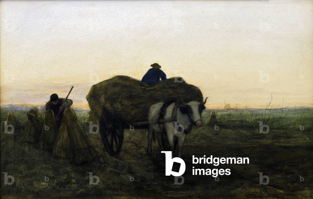 Loading the Wagon (w/c on paper)