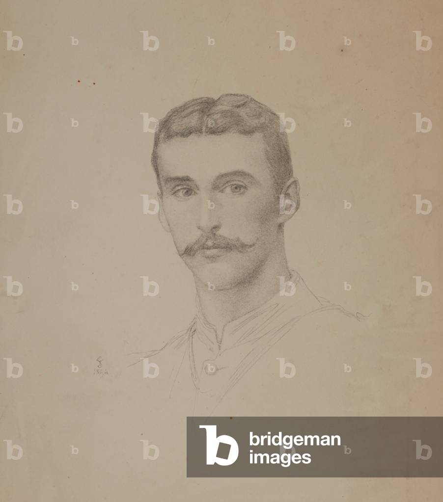 Sir Gerald Portal KCMG, Member of Lord Portal's Family, 1894 (pencil on paper)