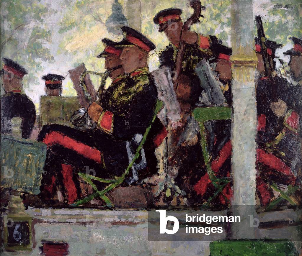 The Bandstand at Hyde Park London (oil on board)