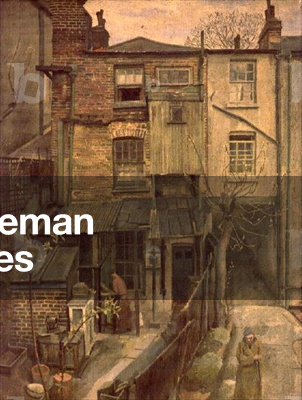 Hampstead Backs, London (oil on canvas)