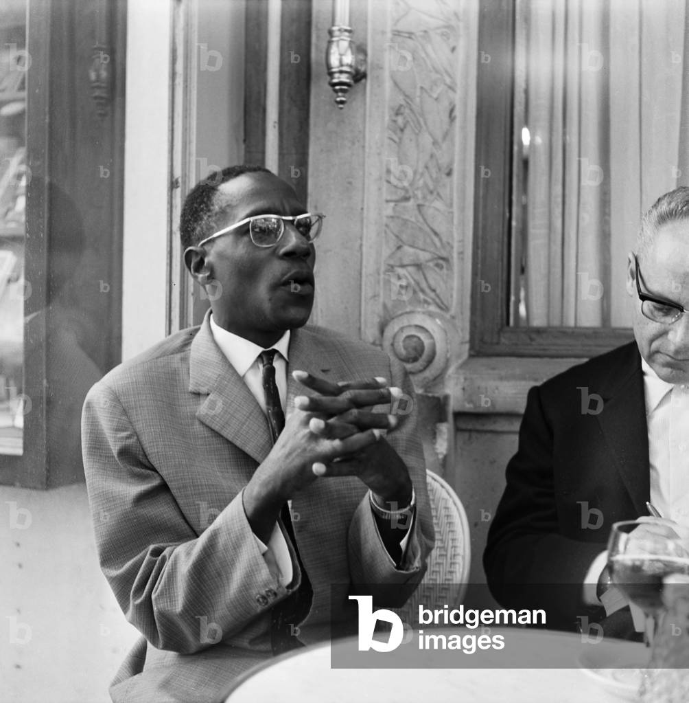 Anicet Kashamura, african politican (Congo-Kinshasa), c. 1962 (photo)