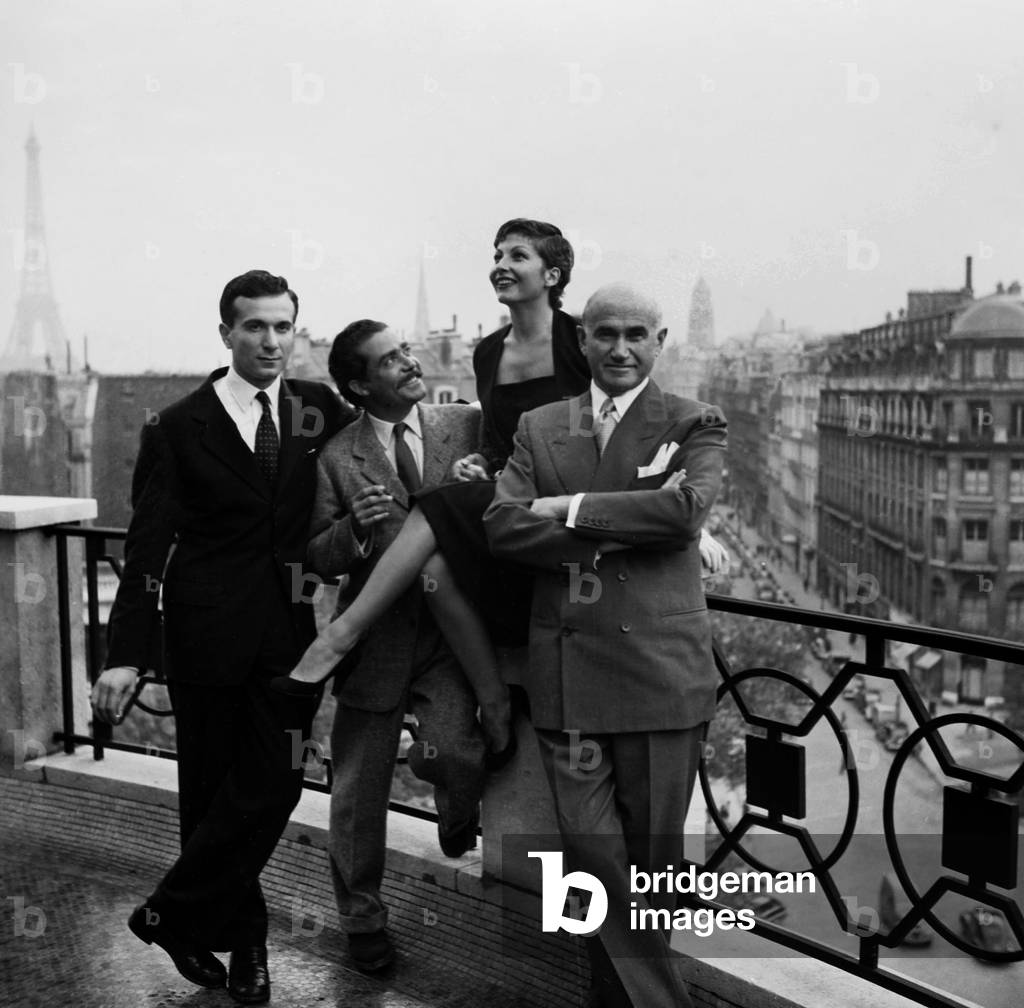 Roland Pepetit, Jean Sablon, Zizi Jeanmaire, Samuel Goldwyn