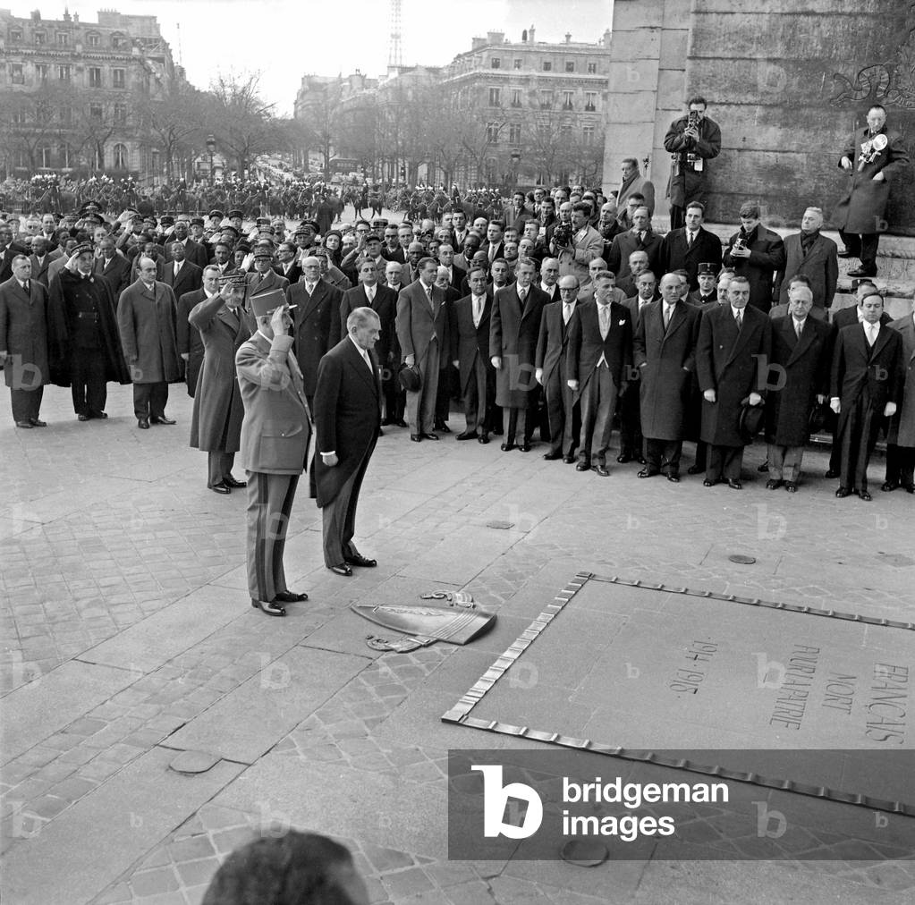 Le general de Gaulle et le President Coty