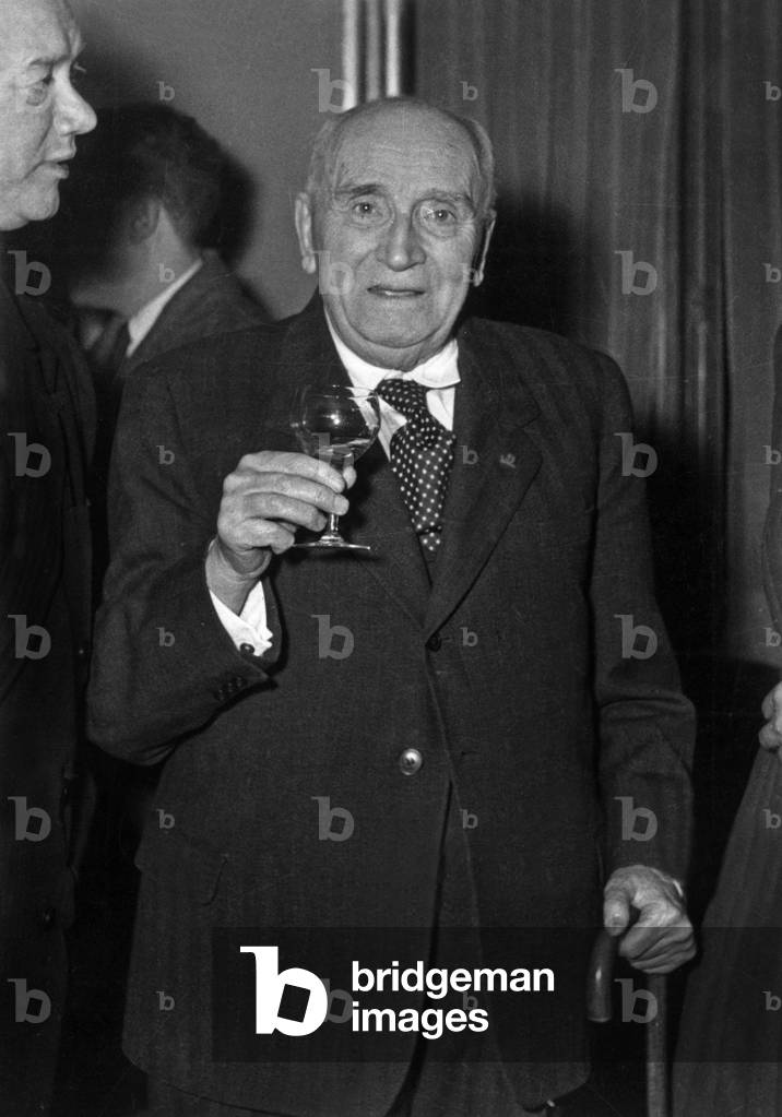 Paul Claudel (1868-1955) french writer, 50's