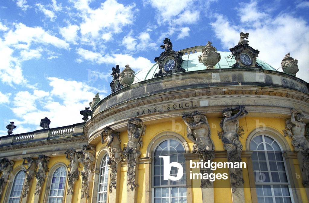 Sanssouci  Palace in Potsdam, Germany.
