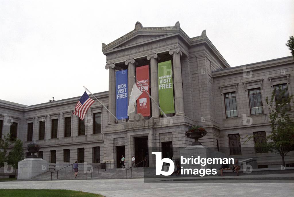 Exterior of the Museum of Fine Art in Boston,