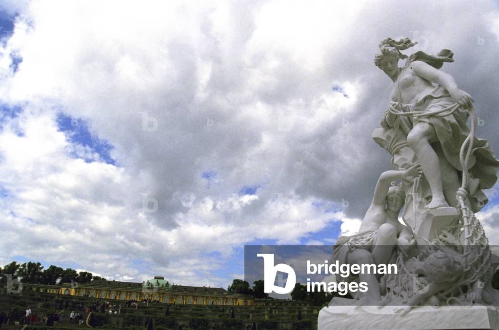 Sanssouci  Palace in Potsdam, Germany