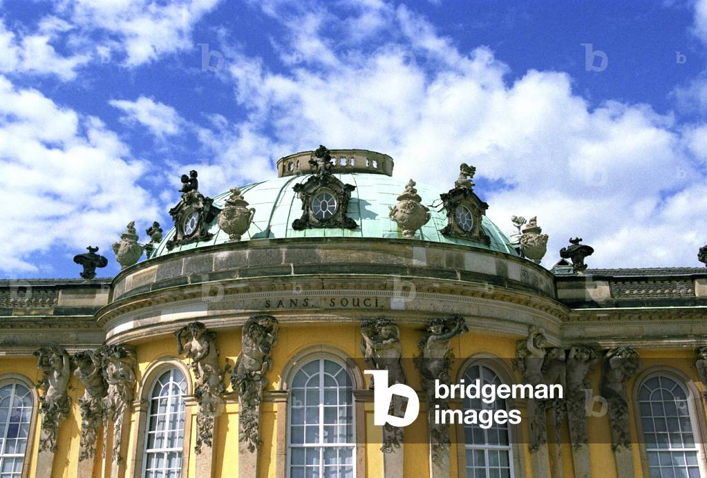 Sanssouci  Palace in Potsdam, Germany.