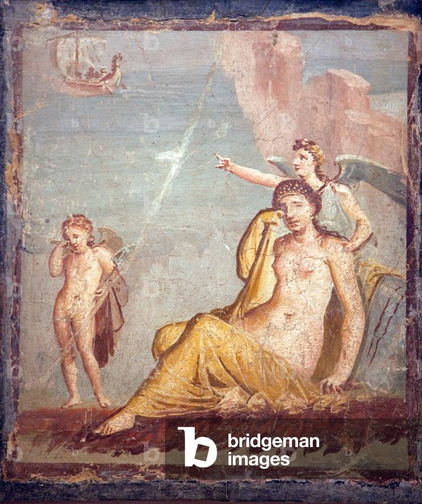 Abandoned Ariadne, from the House of Meleager, Pompeii (fresco)