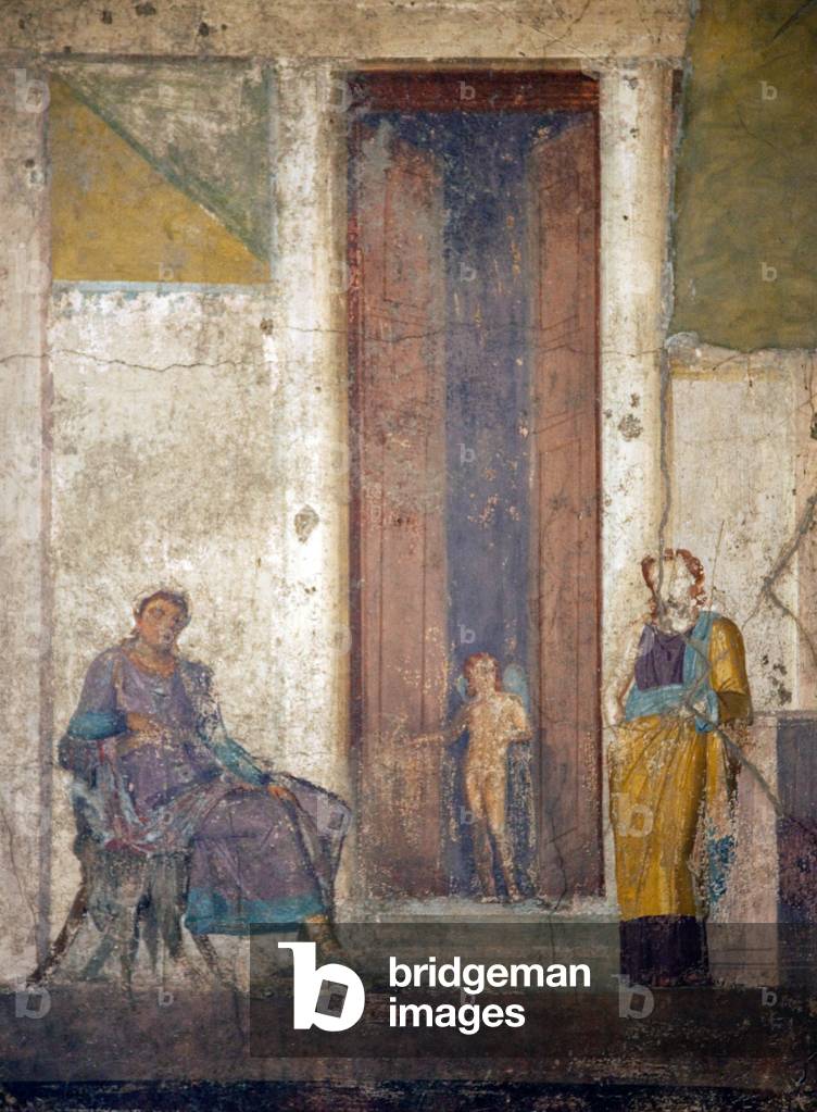Paris and Helen, fresco from the House of Jason, Pompeii (fresco)