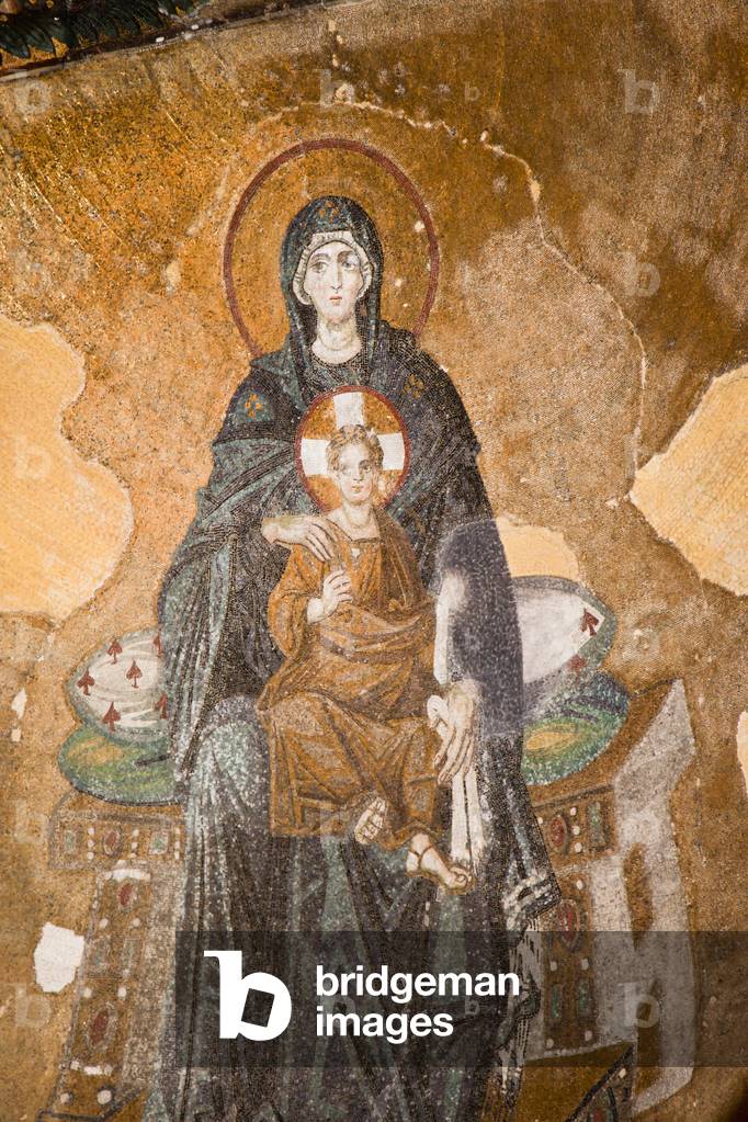 Virgin and Child in Hagia Sophia (mosaic) 