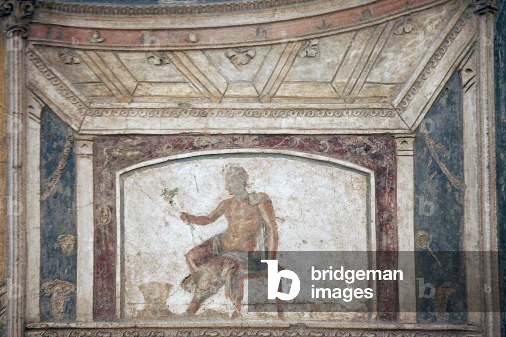 Polychrome stucco from the House of Meleager, Pompeii (fresco)
