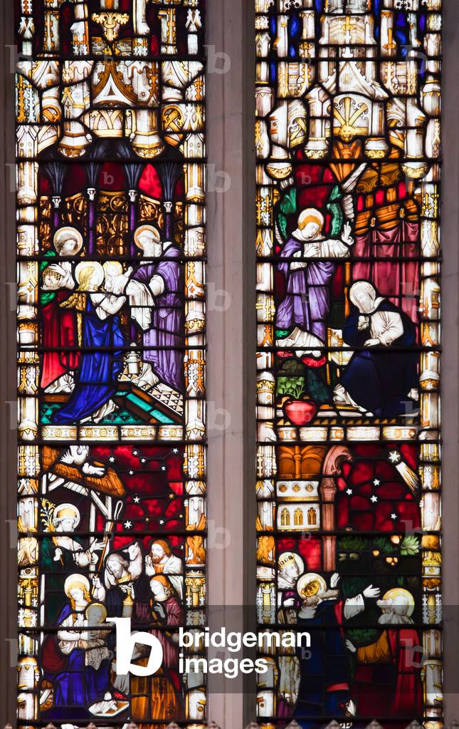 East Window, Bath Abbey, UK, 1872 (stained glass)