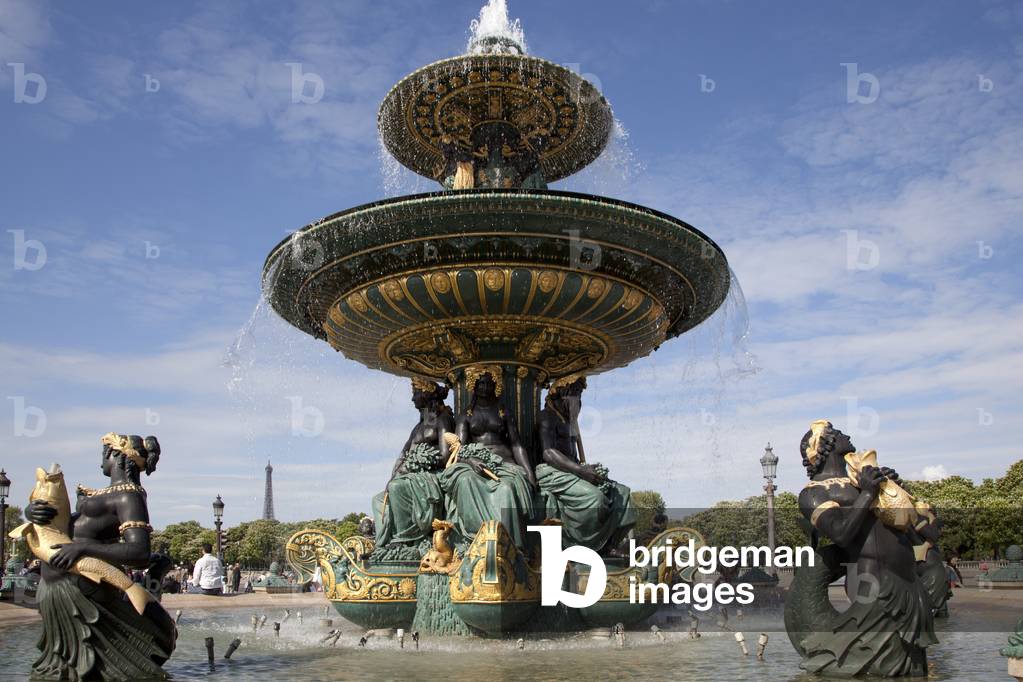 Fountain of River Commerce and Navigation, Place de la Concorde, Paris, France (photo)