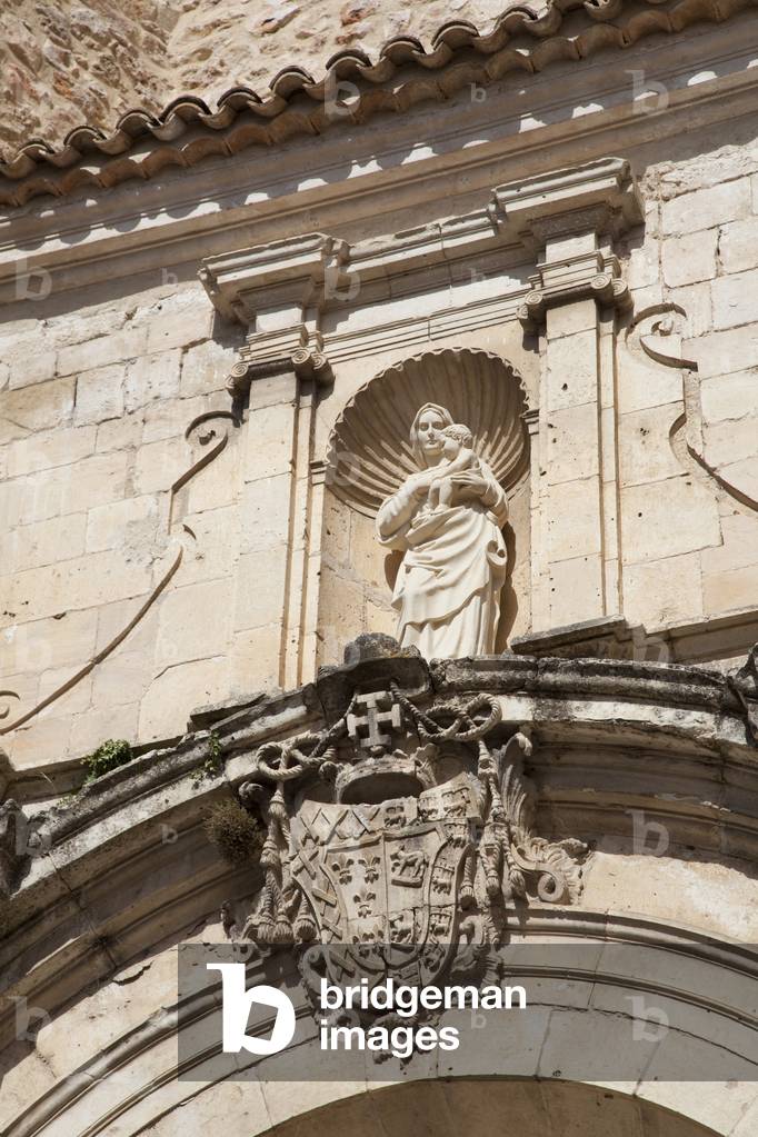 Detail from the Main Portal of San Pedro Church, Cuenca, Spain, 2009 (photo)