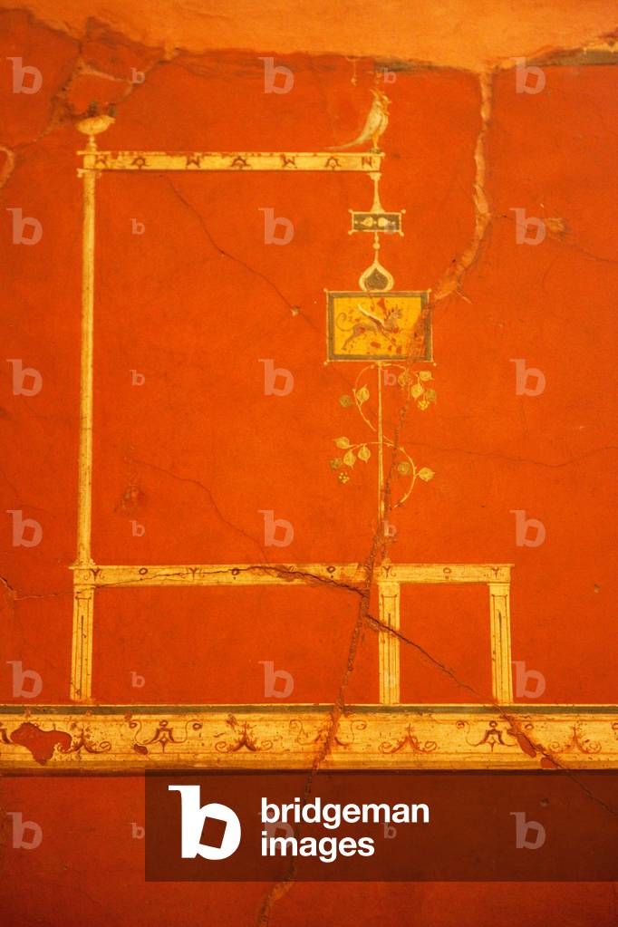 Red panel in the Villa of Agrippa, Boscotrecase (fresco)