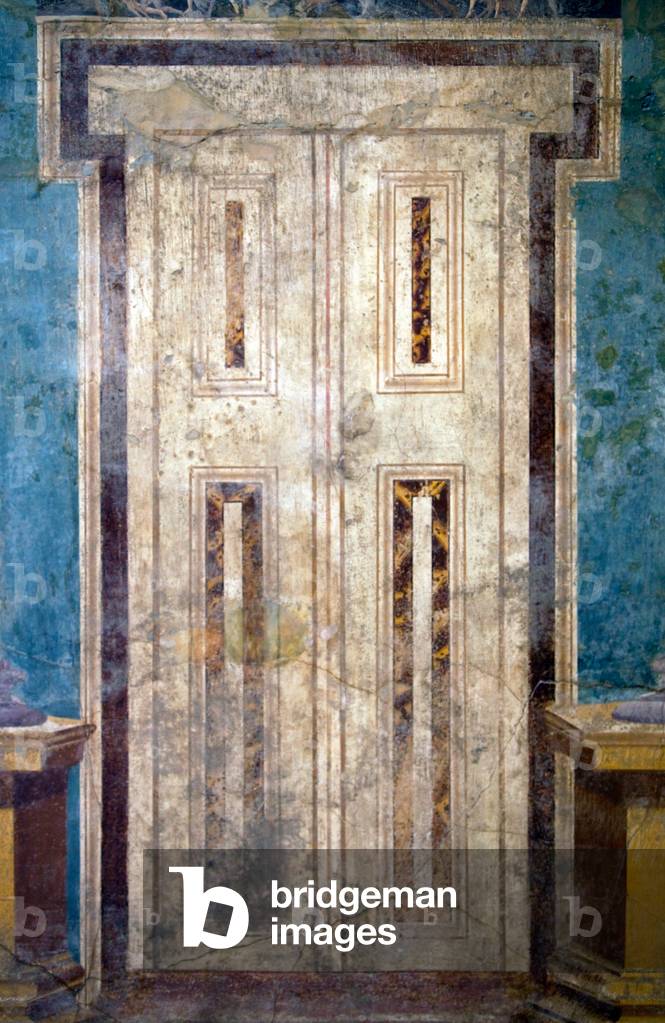 Architecture with Door and Masks, from the Villa of P. Fannius Synistor, Boscoreale (fresco)
