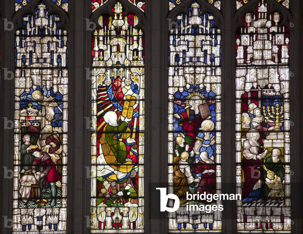 Pentateuch Window (stained glass)
