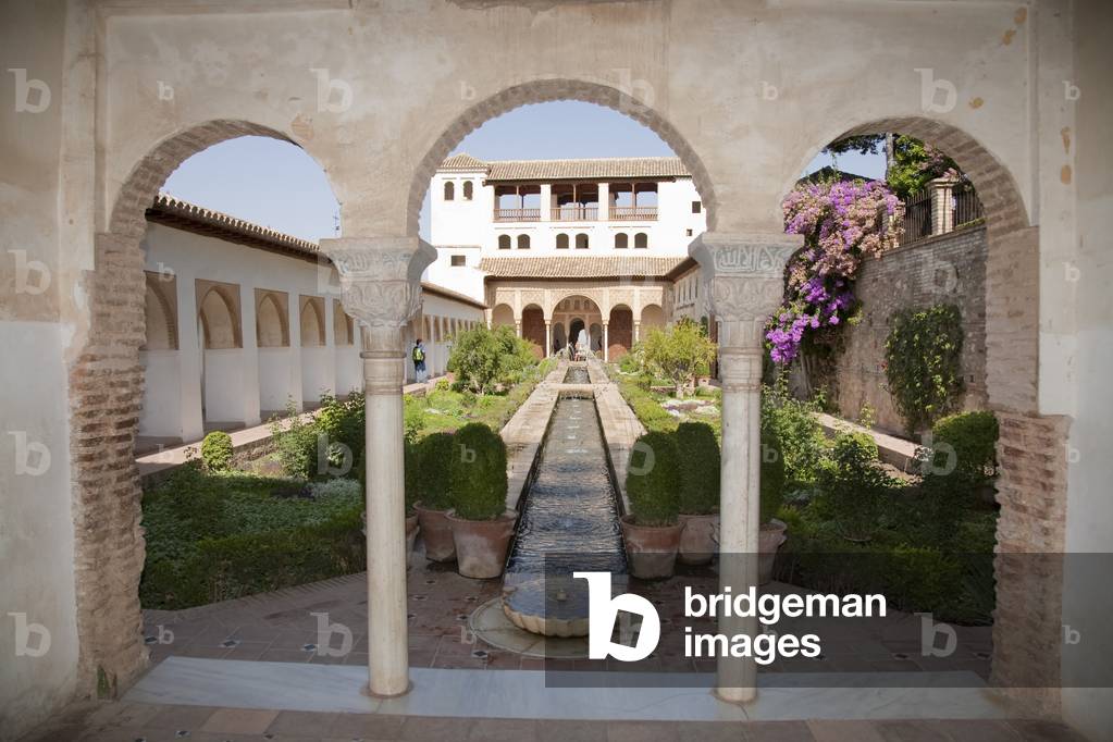 Court of the Water Channel, Generalife Gardens, Alhambra Palace, Granada, Spain, 2007 (photo)