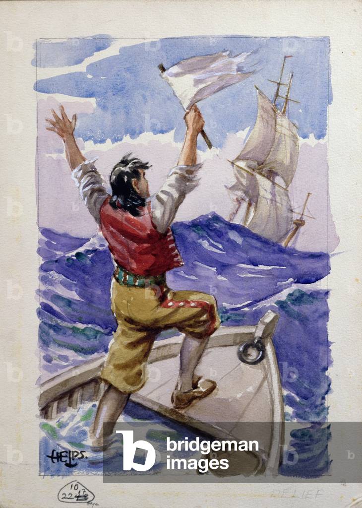 "Rilievo (senza bordo)", 20th Secolo di Herbert Helps