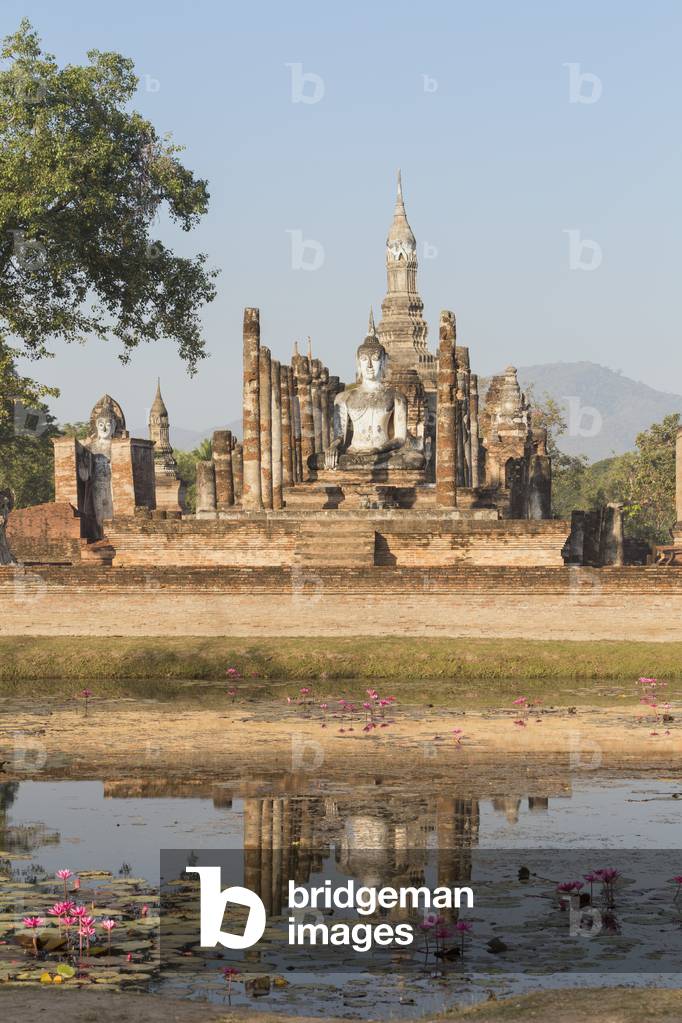 Wat Mahatat, Sukhothai historical park, Sukhothai, Thailand