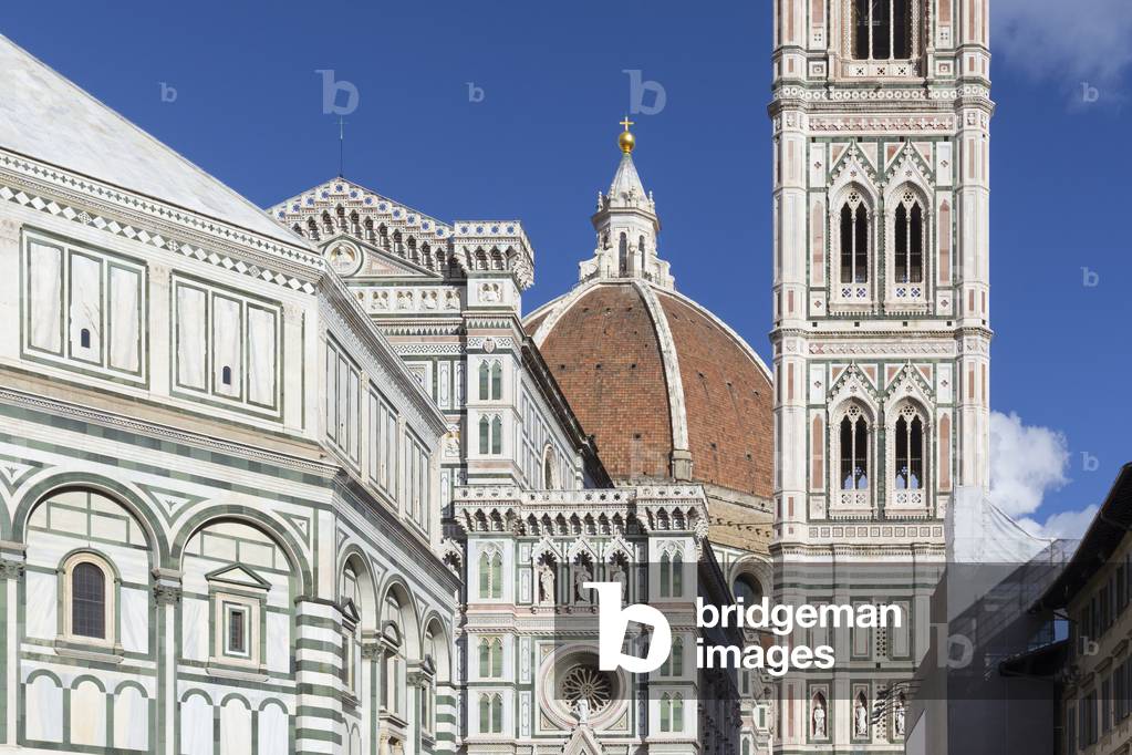The Basilica di Santa Maria del Fiore, Basilica of Saint Mary of the Flower, Florence, Italy