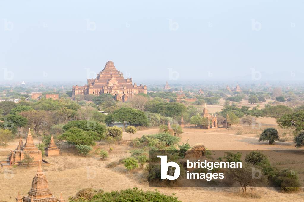 The temples of the Bagan archeological zone, Bagan, Myanmar