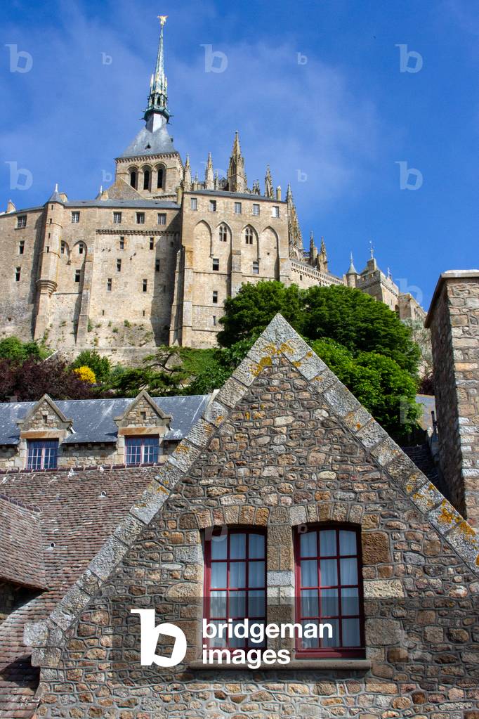 Mont Saint-Michel, Benedictine Monastery, Normandy, France 2021