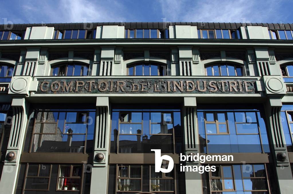 Art Nouveau Building, 1922, Architects: Emile Thion (1879-1967) and Marcel Rousseau, 12 rue Ceres, Reims, France, 2019 (photo)