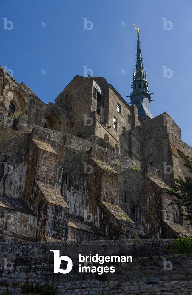 Mont Saint-Michel, Benedictine Monastery, Normandy, France 2021
